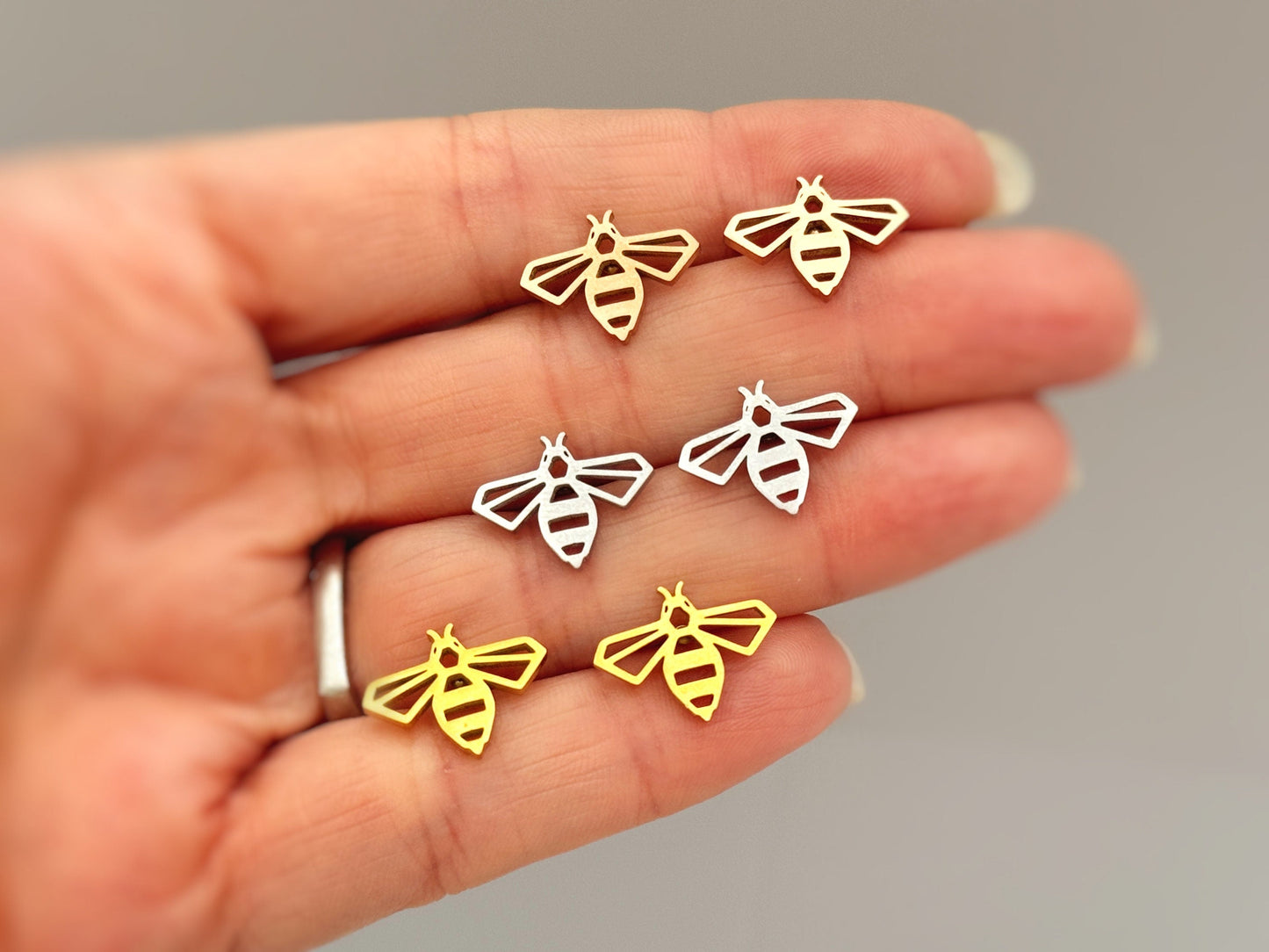 Stylish Bee Stud Earring Set — The Perfect Gift Choice